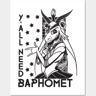 Y'all need baphomet - Funny Anime Style Baphomet Posters and Art